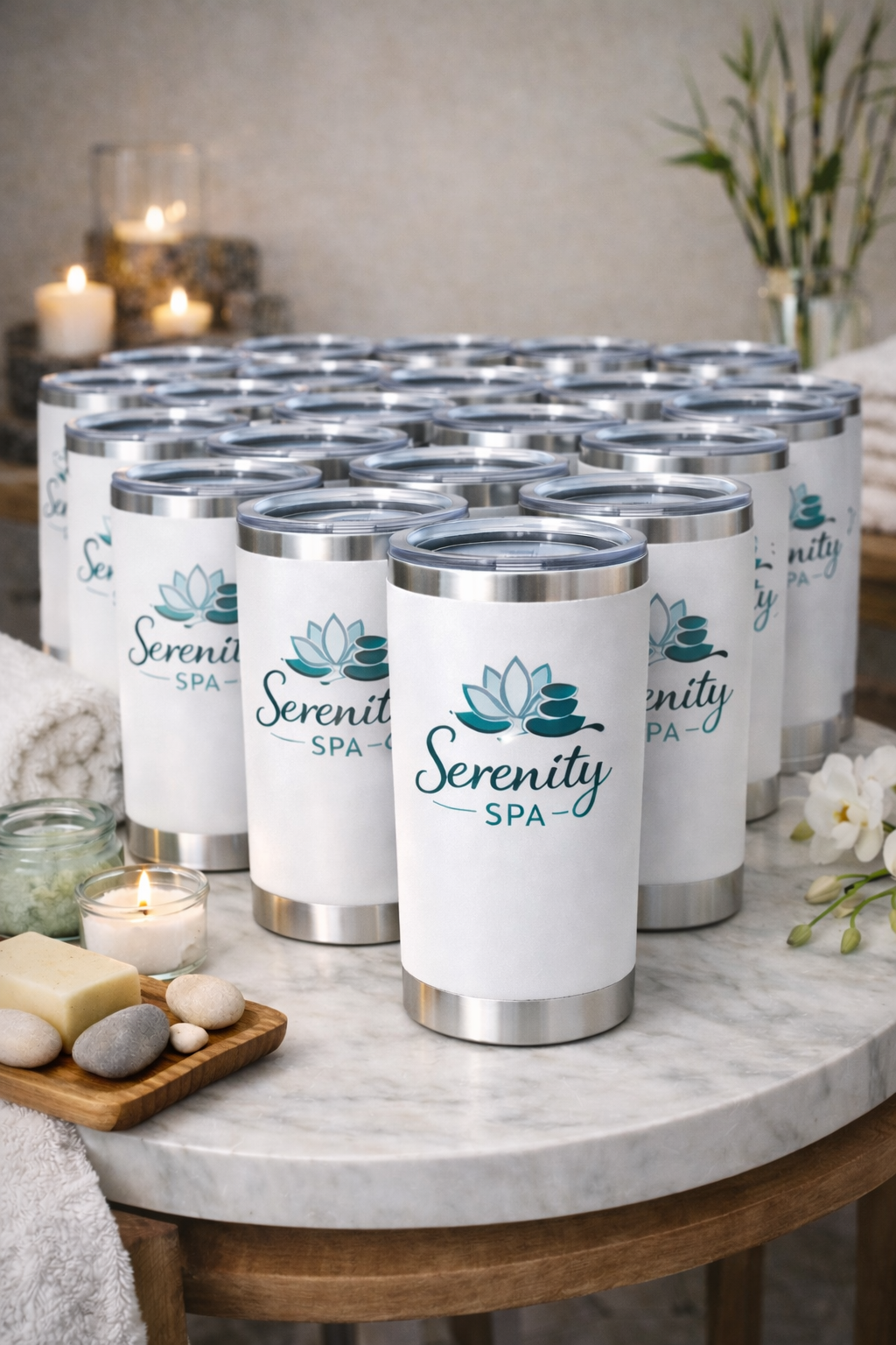 Serenity Spa UV Printed Tumblers